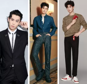 Подушка дакимакура в полный рост с актером Диланом Ваном (Dylan Wang)