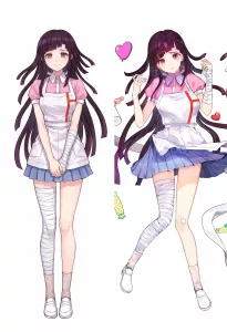 Подушка дакимакура в полный рост с Микан Цумики из аниме Danganronpa